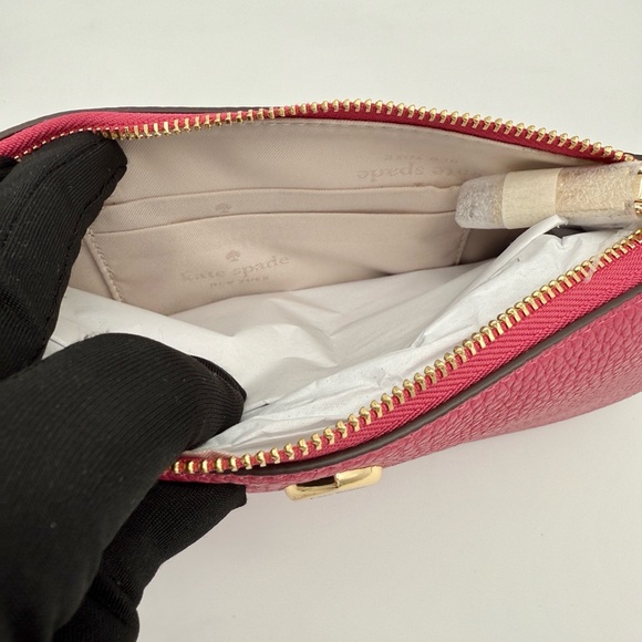 Kate Spade Kayla Convertible Wristlet Rose Oil Pink - Picture 7 of 13